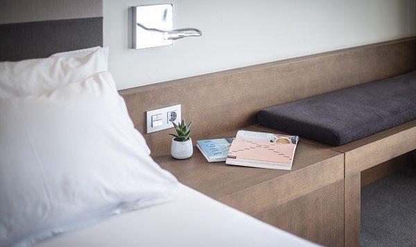 Doppelzimmer Blau Hotel Las Caldas Asturien Doppelzimmer Blau Hotel Las Caldas Asturien